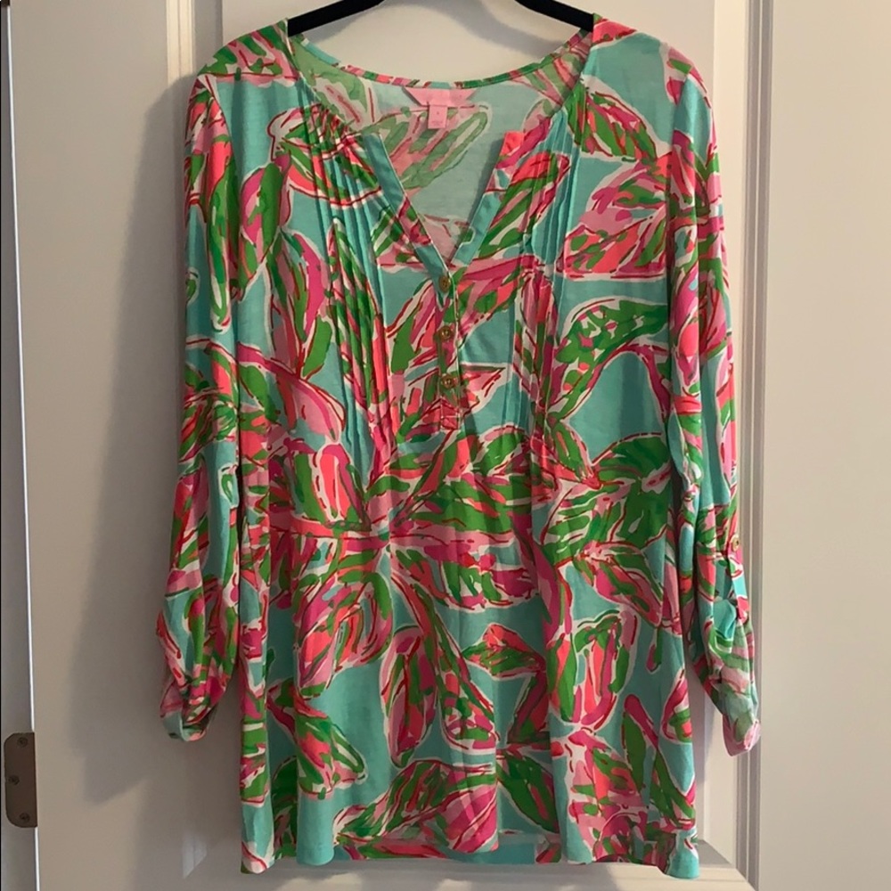 Lilly Pulitzer Dorothy Top in Multi In The Vias